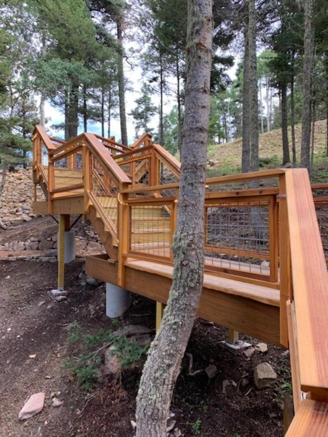 Bed and Breakfast Ridgewalk Treehouse Angel Fire Exterior foto